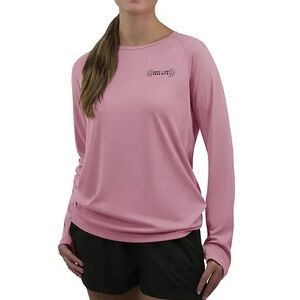 REEL LIFE WOMEN'S JAX BEACH LONG SLEEVE UV (UPF 50) Small